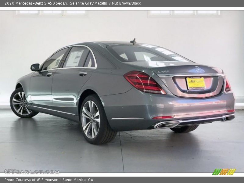 Selenite Grey Metallic / Nut Brown/Black 2020 Mercedes-Benz S 450 Sedan