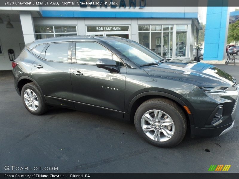 Nightfall Gray Metallic / Jet Black 2020 Chevrolet Blazer LT AWD