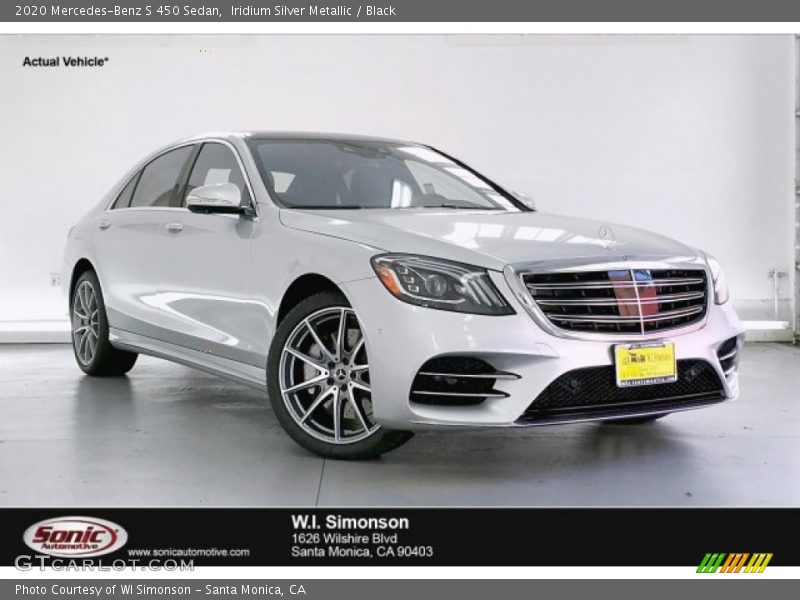 Iridium Silver Metallic / Black 2020 Mercedes-Benz S 450 Sedan