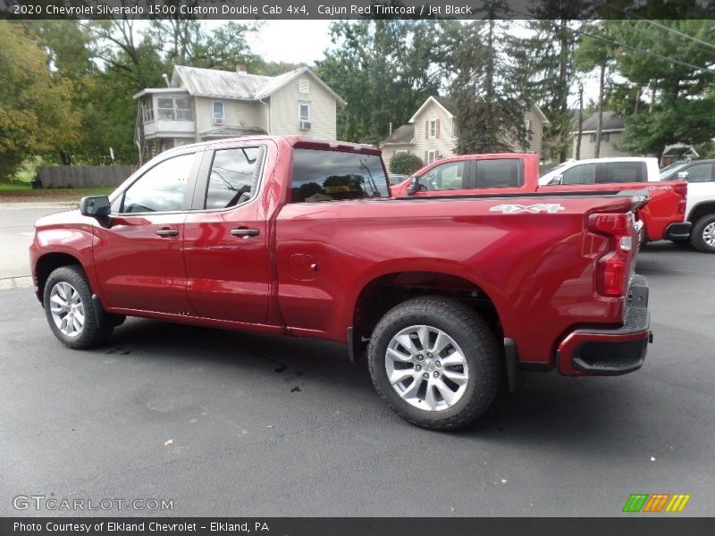 Cajun Red Tintcoat / Jet Black 2020 Chevrolet Silverado 1500 Custom Double Cab 4x4