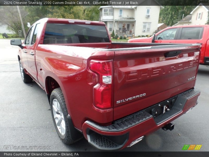 Cajun Red Tintcoat / Jet Black 2020 Chevrolet Silverado 1500 Custom Double Cab 4x4