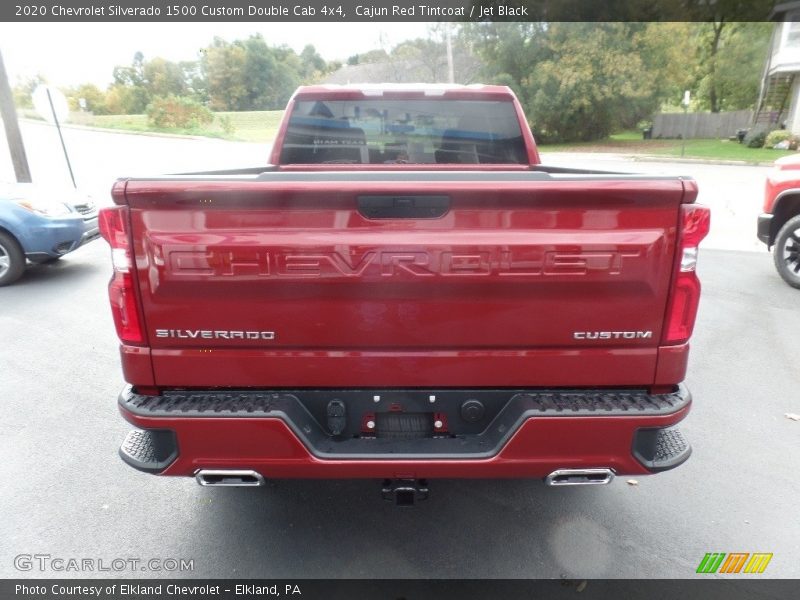 Cajun Red Tintcoat / Jet Black 2020 Chevrolet Silverado 1500 Custom Double Cab 4x4