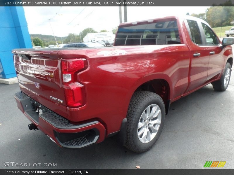 Cajun Red Tintcoat / Jet Black 2020 Chevrolet Silverado 1500 Custom Double Cab 4x4