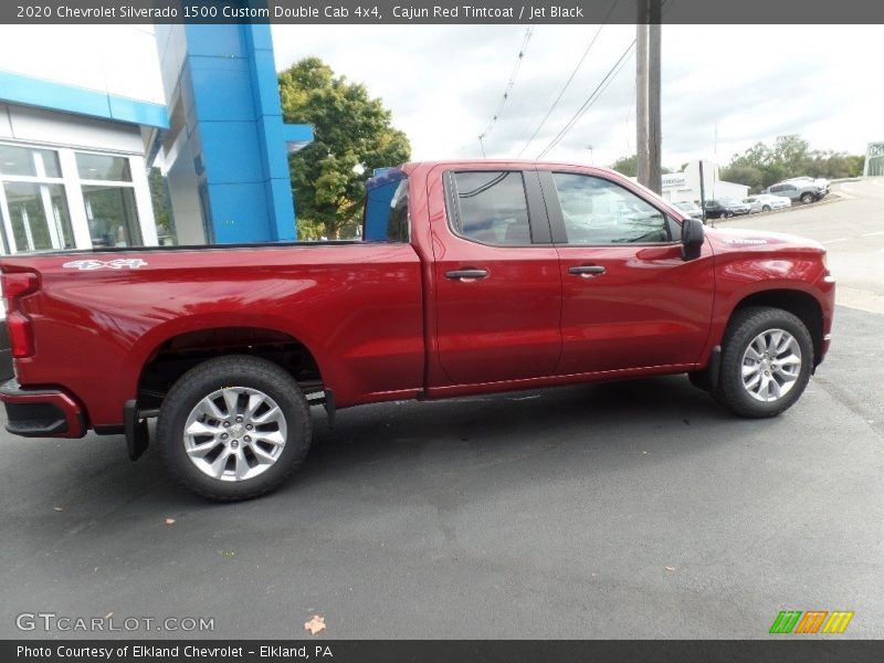 Cajun Red Tintcoat / Jet Black 2020 Chevrolet Silverado 1500 Custom Double Cab 4x4