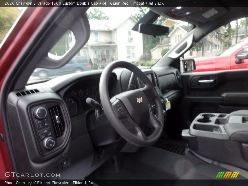 Cajun Red Tintcoat / Jet Black 2020 Chevrolet Silverado 1500 Custom Double Cab 4x4