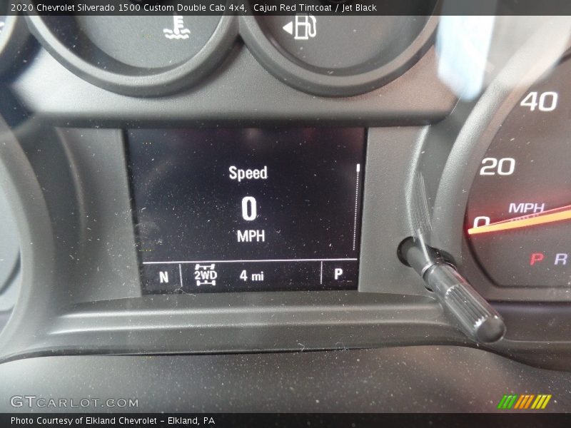 Cajun Red Tintcoat / Jet Black 2020 Chevrolet Silverado 1500 Custom Double Cab 4x4