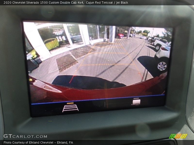 Cajun Red Tintcoat / Jet Black 2020 Chevrolet Silverado 1500 Custom Double Cab 4x4
