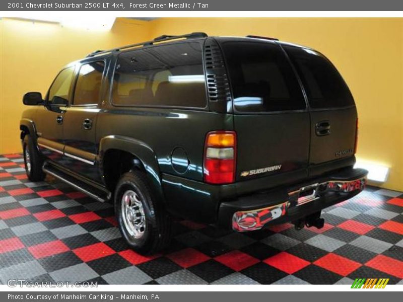 Forest Green Metallic / Tan 2001 Chevrolet Suburban 2500 LT 4x4