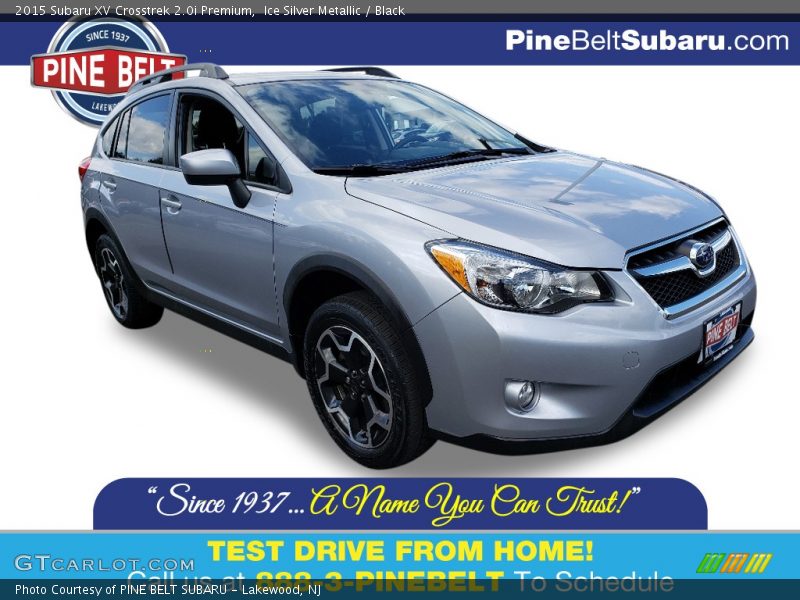 Ice Silver Metallic / Black 2015 Subaru XV Crosstrek 2.0i Premium