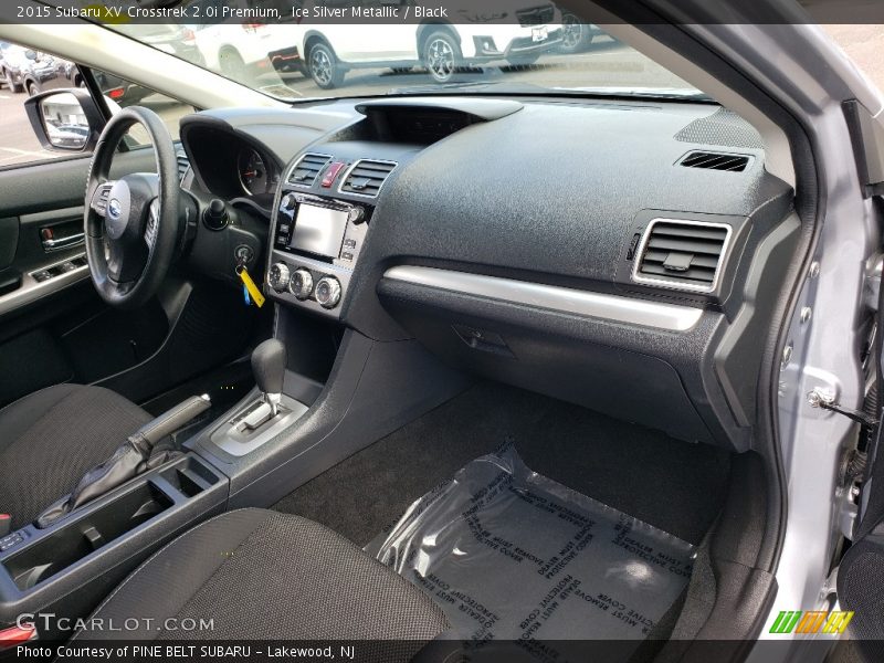 Ice Silver Metallic / Black 2015 Subaru XV Crosstrek 2.0i Premium