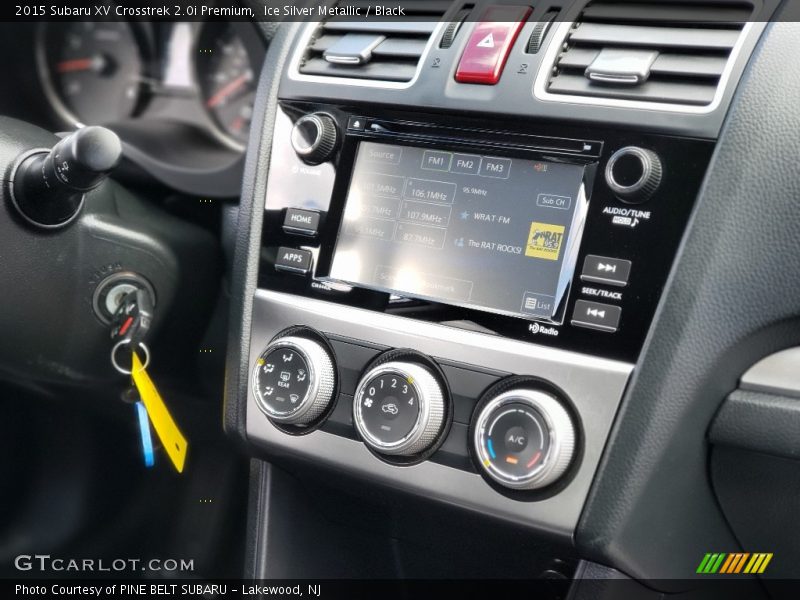 Ice Silver Metallic / Black 2015 Subaru XV Crosstrek 2.0i Premium