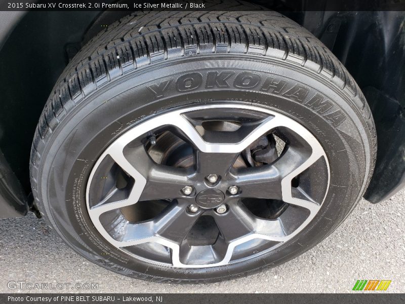 Ice Silver Metallic / Black 2015 Subaru XV Crosstrek 2.0i Premium