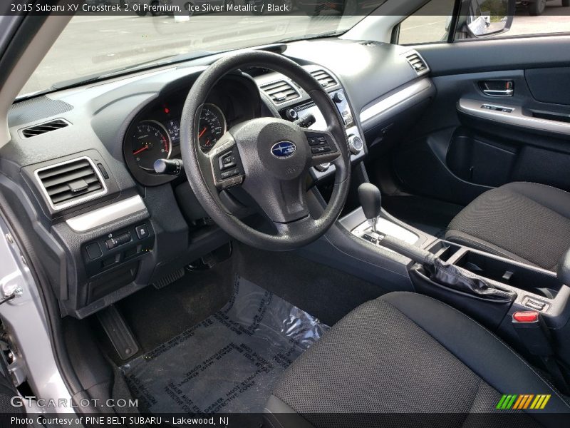 Ice Silver Metallic / Black 2015 Subaru XV Crosstrek 2.0i Premium