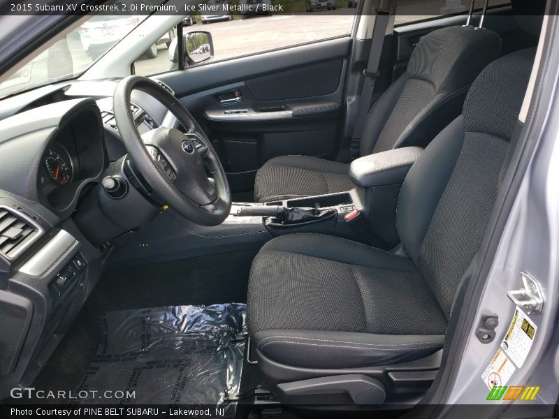 Ice Silver Metallic / Black 2015 Subaru XV Crosstrek 2.0i Premium