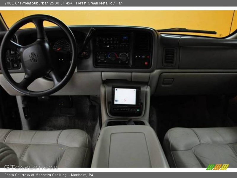 Forest Green Metallic / Tan 2001 Chevrolet Suburban 2500 LT 4x4