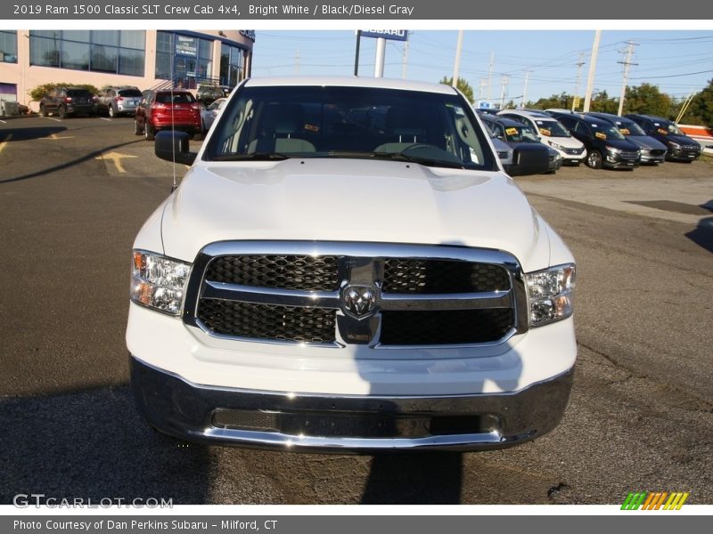 Bright White / Black/Diesel Gray 2019 Ram 1500 Classic SLT Crew Cab 4x4