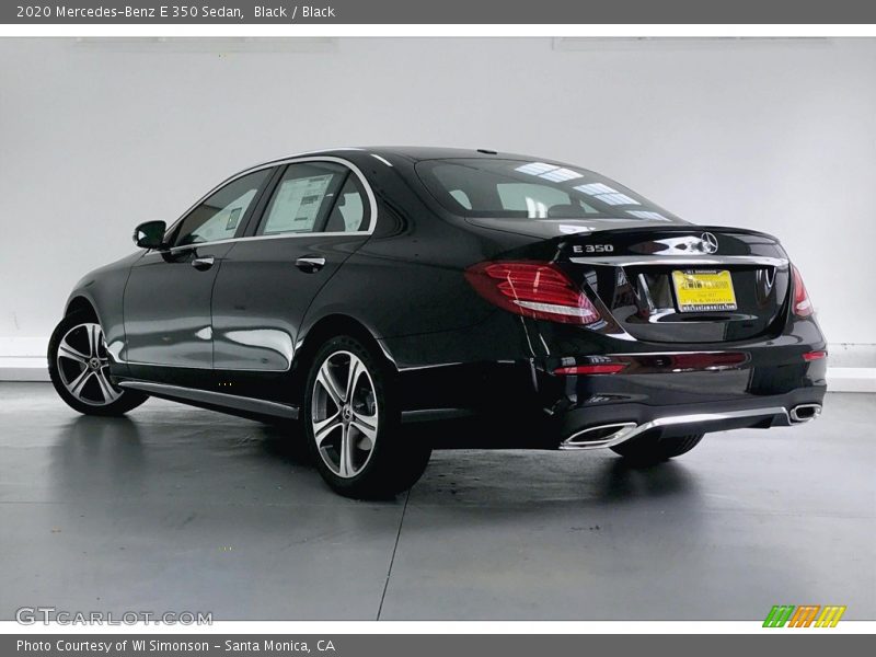 Black / Black 2020 Mercedes-Benz E 350 Sedan
