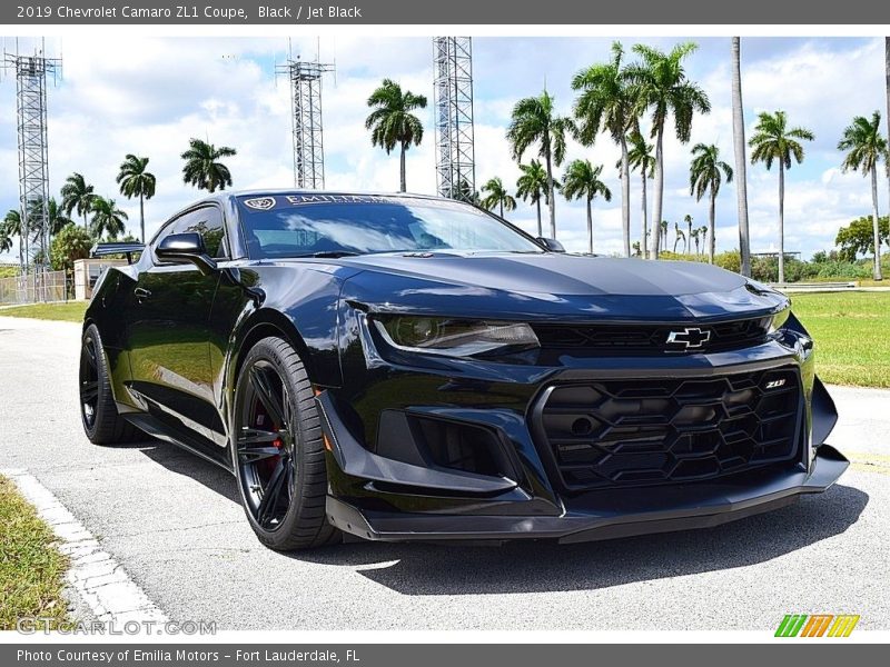 Black / Jet Black 2019 Chevrolet Camaro ZL1 Coupe