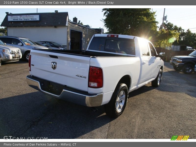 Bright White / Black/Diesel Gray 2019 Ram 1500 Classic SLT Crew Cab 4x4