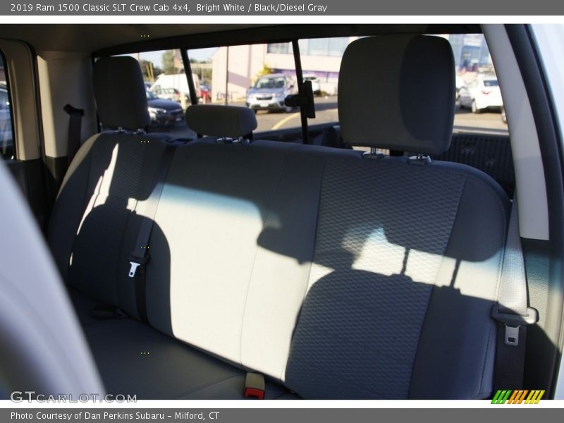 Bright White / Black/Diesel Gray 2019 Ram 1500 Classic SLT Crew Cab 4x4
