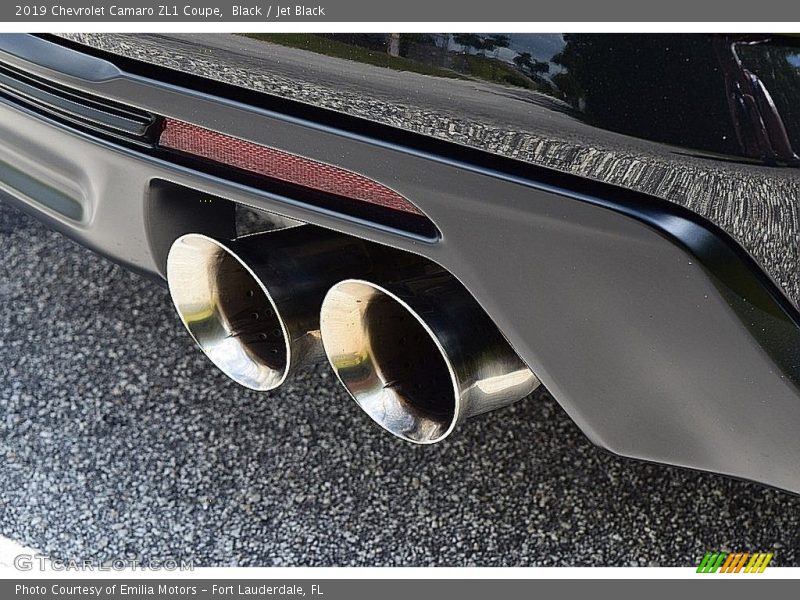 Exhaust of 2019 Camaro ZL1 Coupe