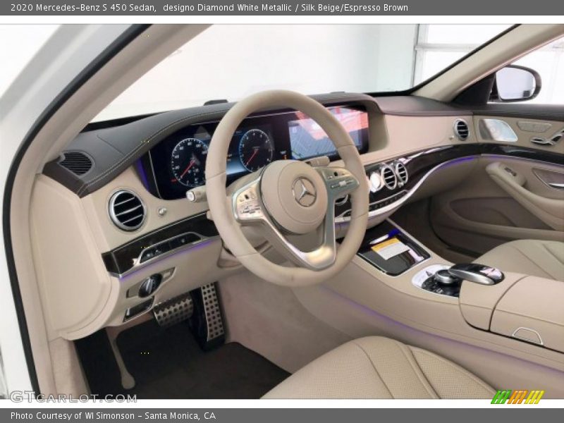  2020 S 450 Sedan Silk Beige/Espresso Brown Interior