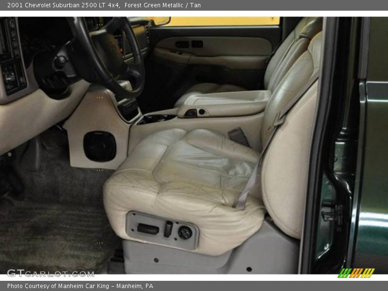 Forest Green Metallic / Tan 2001 Chevrolet Suburban 2500 LT 4x4