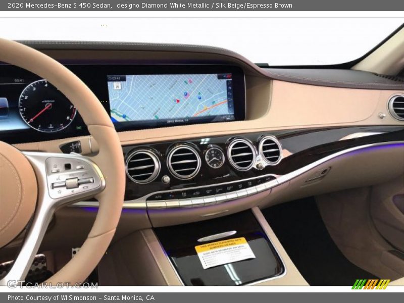 Dashboard of 2020 S 450 Sedan