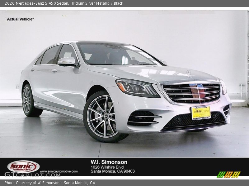 Iridium Silver Metallic / Black 2020 Mercedes-Benz S 450 Sedan