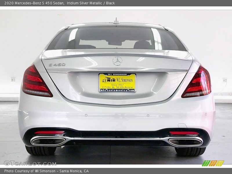 Iridium Silver Metallic / Black 2020 Mercedes-Benz S 450 Sedan