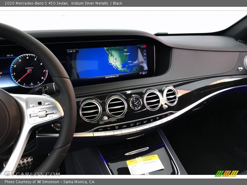 Iridium Silver Metallic / Black 2020 Mercedes-Benz S 450 Sedan