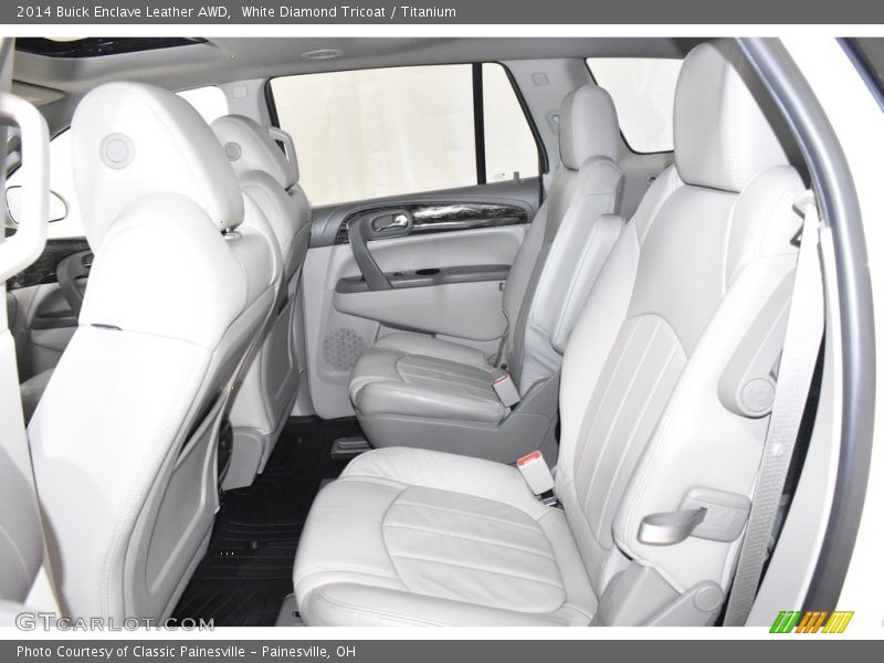 White Diamond Tricoat / Titanium 2014 Buick Enclave Leather AWD
