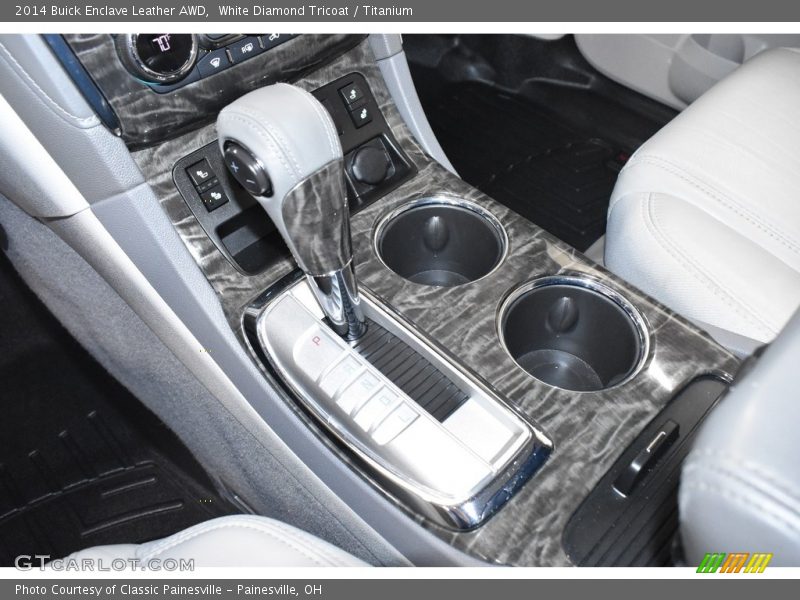 White Diamond Tricoat / Titanium 2014 Buick Enclave Leather AWD