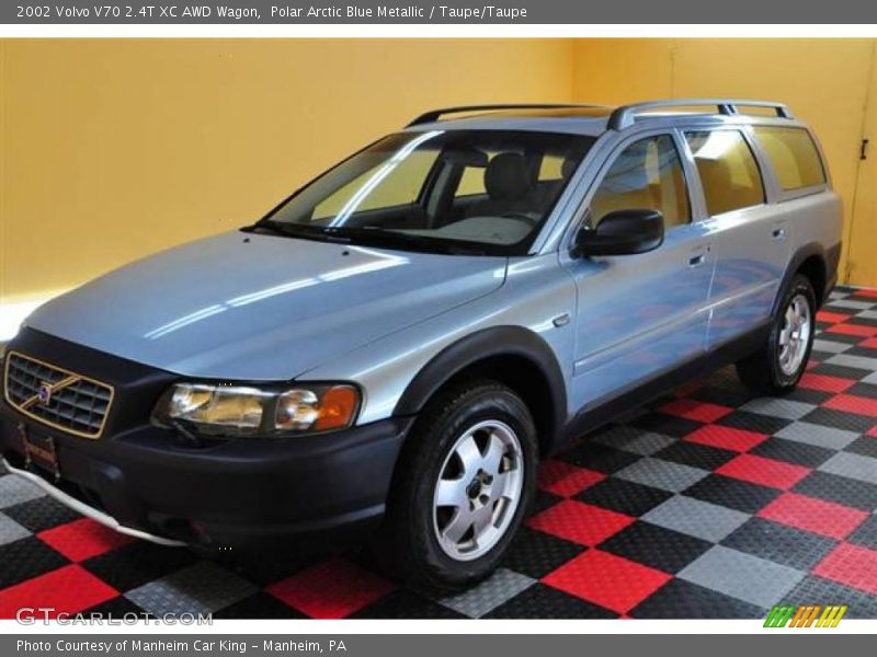 Polar Arctic Blue Metallic / Taupe/Taupe 2002 Volvo V70 2.4T XC AWD Wagon