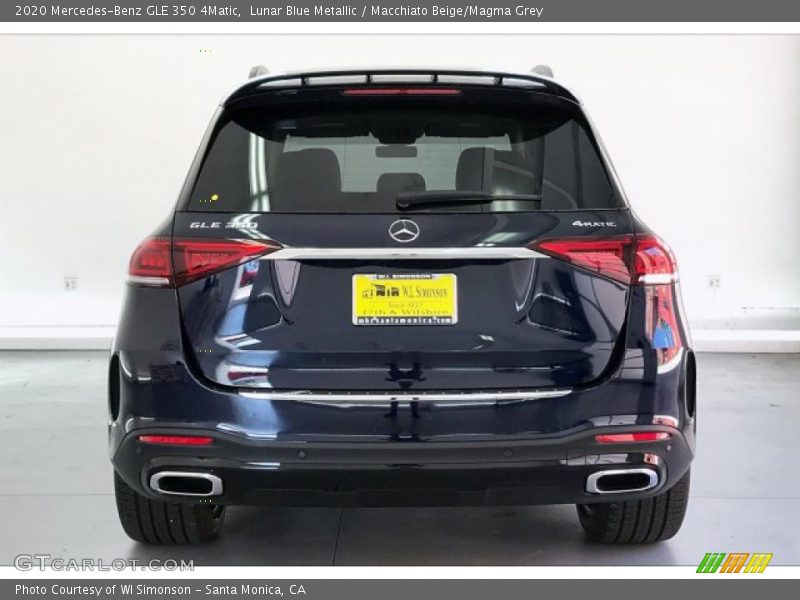 Lunar Blue Metallic / Macchiato Beige/Magma Grey 2020 Mercedes-Benz GLE 350 4Matic