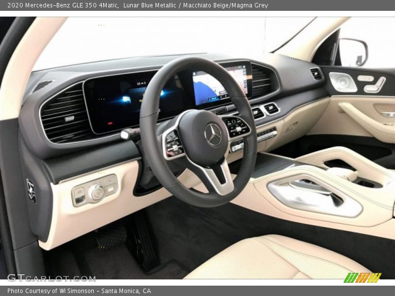 Lunar Blue Metallic / Macchiato Beige/Magma Grey 2020 Mercedes-Benz GLE 350 4Matic