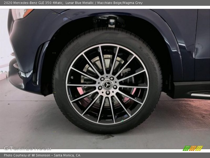 Lunar Blue Metallic / Macchiato Beige/Magma Grey 2020 Mercedes-Benz GLE 350 4Matic