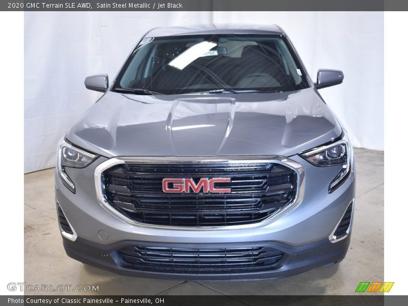 Satin Steel Metallic / Jet Black 2020 GMC Terrain SLE AWD