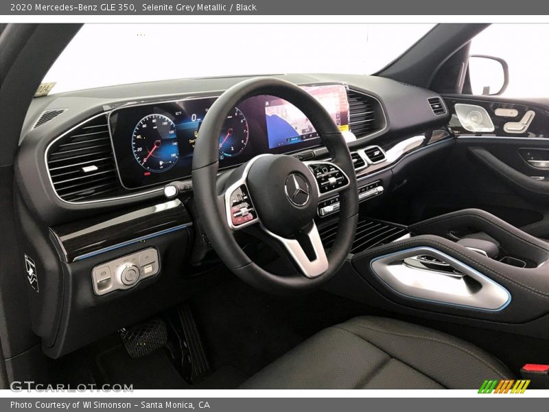 Selenite Grey Metallic / Black 2020 Mercedes-Benz GLE 350