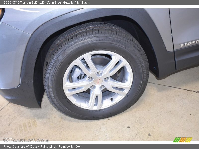 Satin Steel Metallic / Jet Black 2020 GMC Terrain SLE AWD