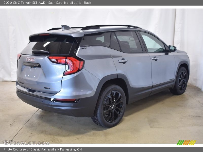 Satin Steel Metallic / Jet Black 2020 GMC Terrain SLT AWD