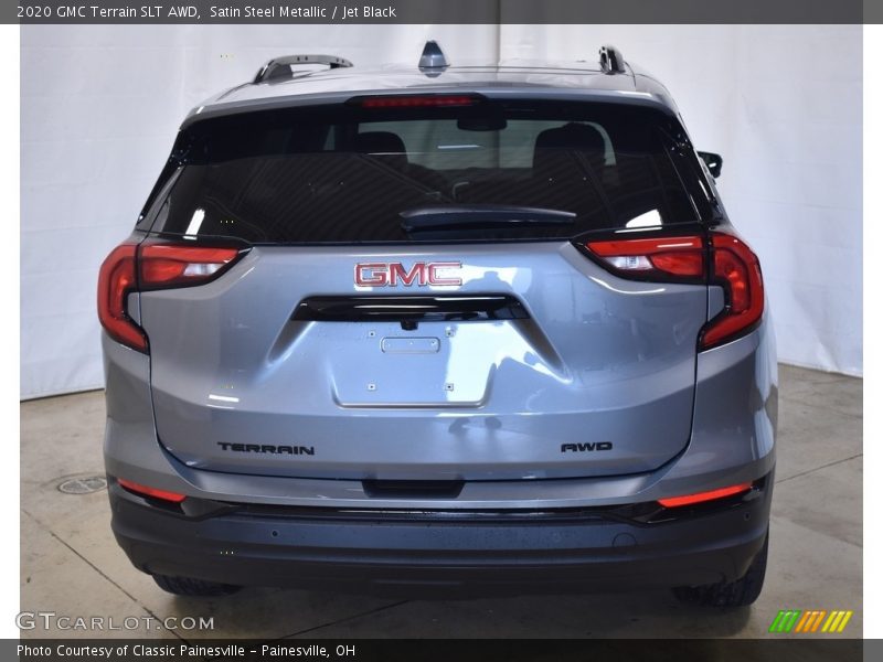 Satin Steel Metallic / Jet Black 2020 GMC Terrain SLT AWD