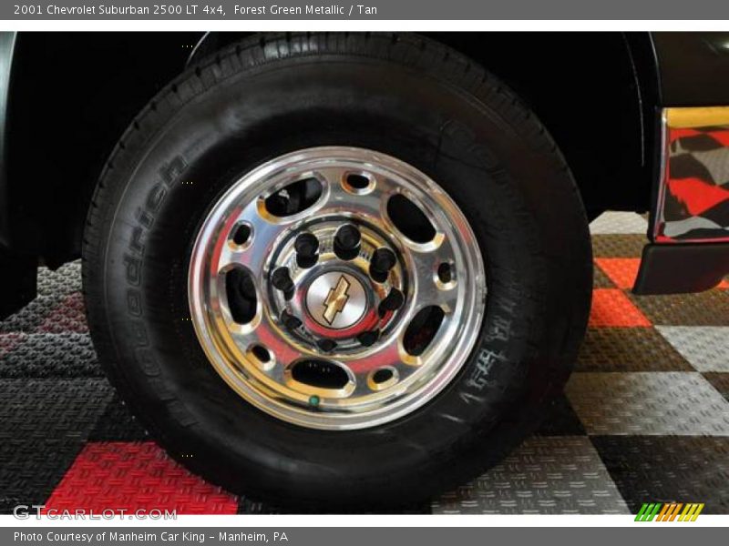 Forest Green Metallic / Tan 2001 Chevrolet Suburban 2500 LT 4x4