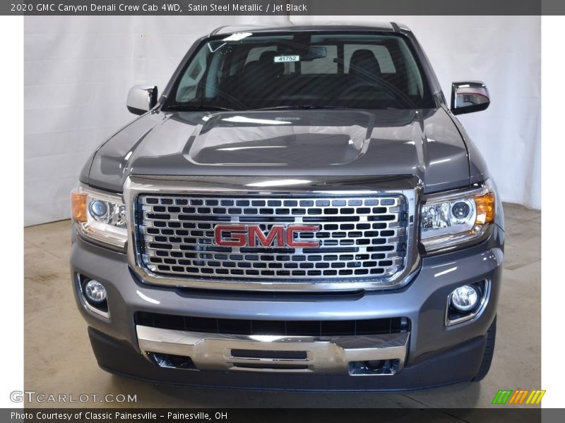 Satin Steel Metallic / Jet Black 2020 GMC Canyon Denali Crew Cab 4WD