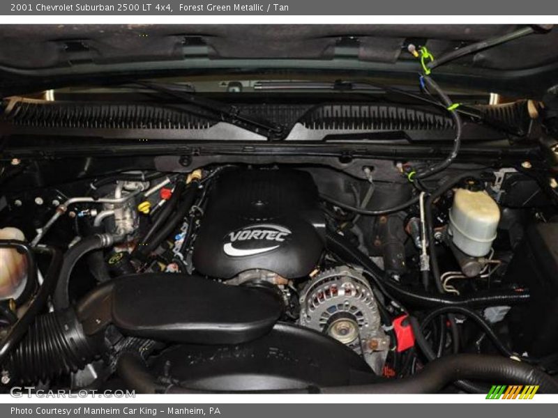 Forest Green Metallic / Tan 2001 Chevrolet Suburban 2500 LT 4x4