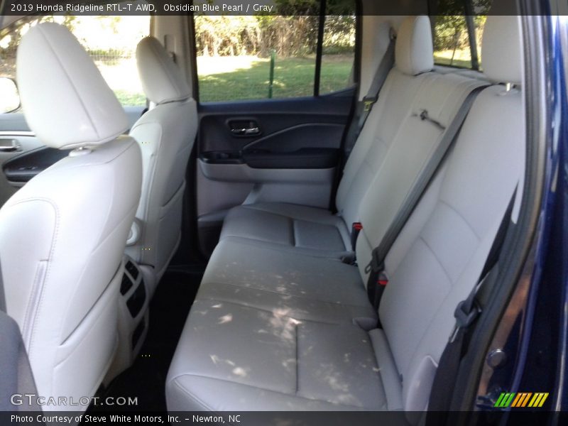 Obsidian Blue Pearl / Gray 2019 Honda Ridgeline RTL-T AWD