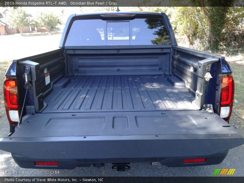 Obsidian Blue Pearl / Gray 2019 Honda Ridgeline RTL-T AWD