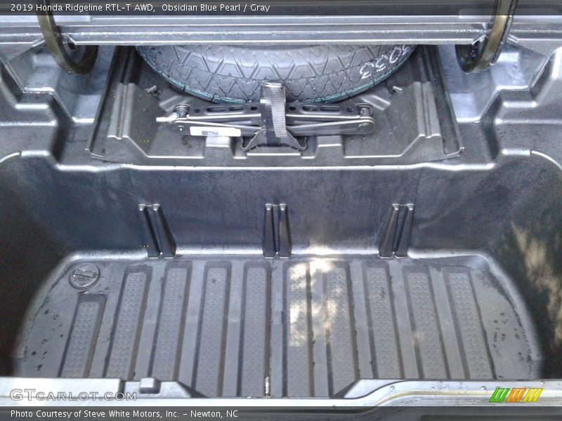 Obsidian Blue Pearl / Gray 2019 Honda Ridgeline RTL-T AWD