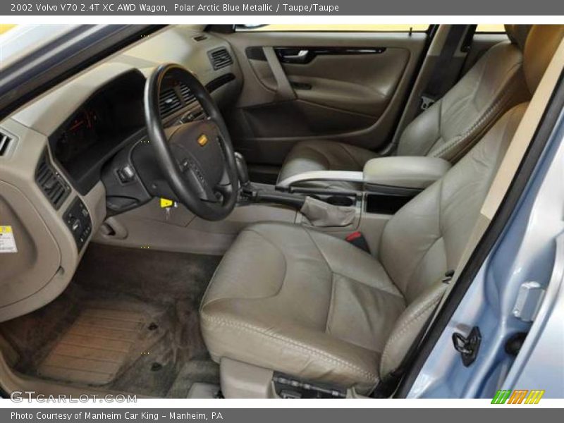 Polar Arctic Blue Metallic / Taupe/Taupe 2002 Volvo V70 2.4T XC AWD Wagon