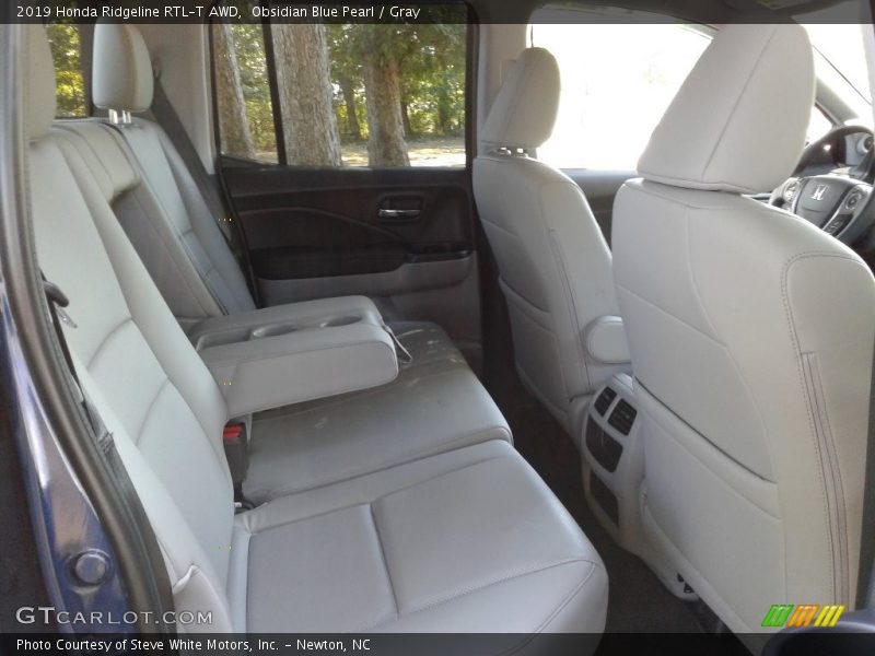 Obsidian Blue Pearl / Gray 2019 Honda Ridgeline RTL-T AWD
